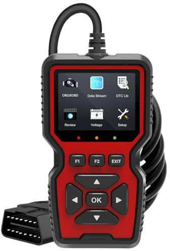 GUOMIS Obd2 diagnosegerät,Diagnosegerät Auto, Mode 6, Mode 8 & I/M Readiness,10 Sprachen KFZ Diagnosegerät, OBD2-Diagnosegerät, geeignet für alle Fahrzeuge, die nach dem Jahr 2000 hergestellt wurden