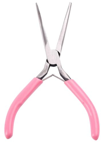 VILLCASE Nagelzange Acryl Nagelformklammer aus Edelstahl Handlich für Nagelkunst und Maniküre Nagelformwerkzeug für Zuhause und Nagelstudio
