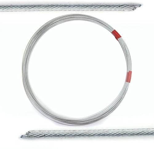 Matijardin - Câble souple, Corde à piano Ø 1,5 mm Rouleau 25 m