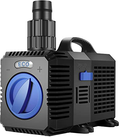 everfarel Eco Pompa per Laghetto da Giardino, Filtro Laghetto Esterno con filtro dell'acqua, a risparmio energetico, Pompa Booster Aumento Pressione Acqua 40W 5200 L/H