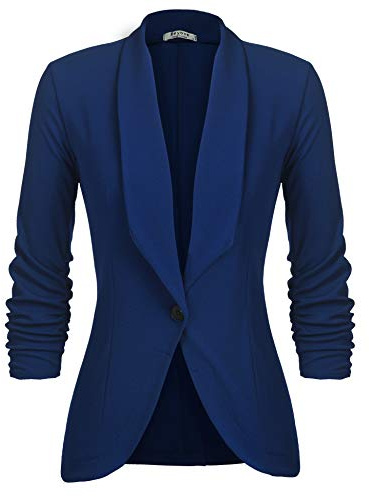 UNibelle Blazer Damen Sportlich Elegant Longblazer Business Blazer Jacke | Leichter Blazer, Tailliert, 3/4 Arm, Blaser Jackett, S-3XL