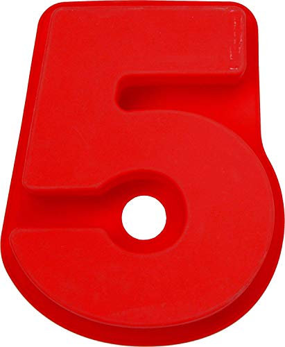 Ulalaza Stampo per torta in silicone a forma di numero da 0 a 8 per compleanno, matrimonio, anniversario di matrimonio