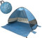 DAYMO Beach Tent, Pop Up Tent with Wind Protection & UV Protection 50+, Self-Unfolding Beach Shelter (Sky Blue)