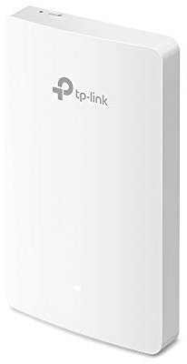 TP-Link EAP615-Wall AX1800 Dual-Band Wi-Fi 6 Accesspoint, 4 Gigabit-Ports, 802.3af/at PoE, EIN Anschluss unterstützt PoE Out (max. 13 W), Omada SDN