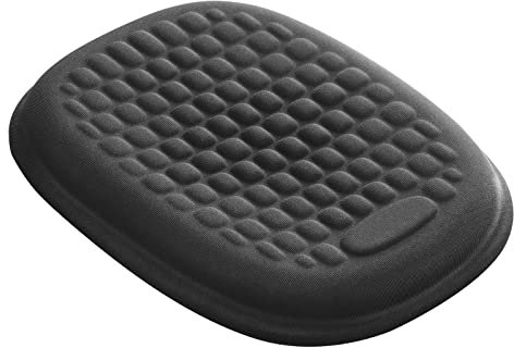 Vaydeer Reposamuñecas Ergonómico en Gel para Codo y Brazo para Escritorio, Brazaletes de Espuma de Memoria para Oficina, Gaming, Computadora, Laptop Mac, Negro