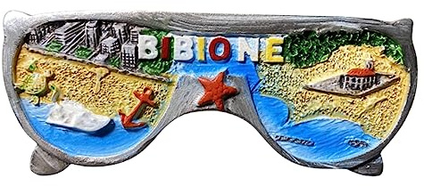 Bibione Italien Kreative Sonnenbrille Kühlschrank Magnet Reise Souvenir 3D Kühlschrank Dekoration Magnet Aufkleber Handwerk Kollektion