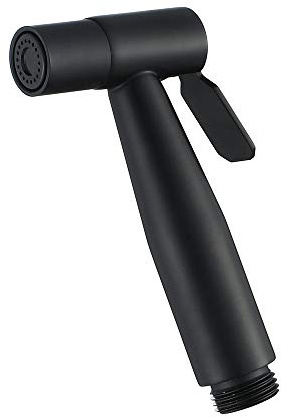 Handheld Bidet Sprayer Head Stainless Steel Portable Toilet Bidet Shower Head Black Bathroom Shower Bidet Tap for Toilet Cleaning, Personal Hygiene, Floor Cleaning,B (Color : B)