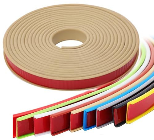 BLUEZY 5M Kantenumleimer Selbstklebend Kantenschutz Umleimer Furnierklebeband, Kantenschutz Selbstklebend Für Schrankkanten, Abschlussleiste, Deckenkanten, Arbeitsplatten I,25mm