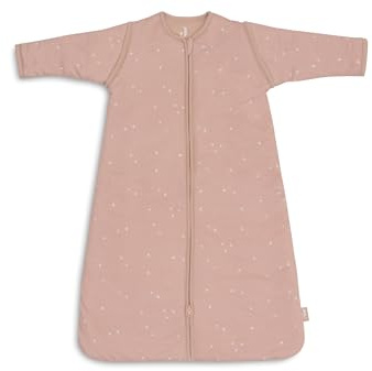 Jollein Schlafsack Baby - Twinkling, Wild Rose - 70 cm - Baumwolle - 2.0 bis 3.0 TOG - Abnehmbare Ärmel - Oeko-TEX Zertifiziert - Baby Schlafsack
