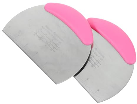 PHENOFICE 2pezzi Spatole da Forno Resistenti Raschietti per Crema e Torte alla Crema Strumenti Utili per Cottura e Pulizia