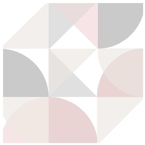 Boutique Graphic Retro Circle Pink and Rose Gold Geometric Wallpaper (was £23.99)
