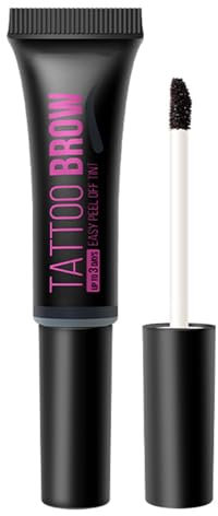 Eazerom 03 Teintures de Tatouage pour Sourcils,Gels de Coloration pour Sourcils Waterproof,Tatouage Teinté,Brow Tattoo Gel Tint,Gel de Sourcils de Décollement de Tatouage,03# BLACK