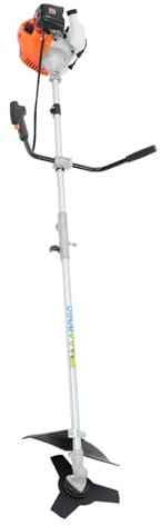 42,7 CC, decespugliatore a benzina con 3 teste di taglio, decespugliatore a benzina con manico a forma di U e tracolla, tagliabordi per giardini, cortili, parchi