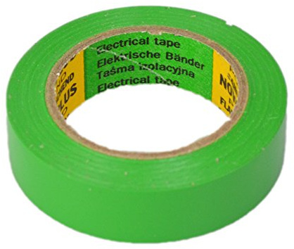 intratec 100% Shopping Isolierband Reparaturband in Grün, Länge 10 m, Breite 15mm, 10 Rollen, universell für den Elektrobereich, erfüllt VDE, ÖVE & SEV