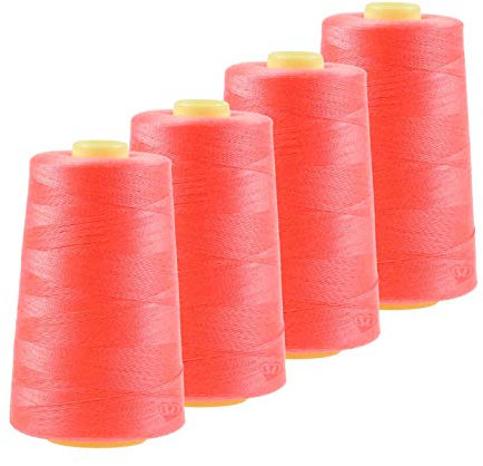 4 x 4572m Qualitäts Overlock-Garn Overlock-Nähgarn Oeko-Tex Farben 661 bis 700