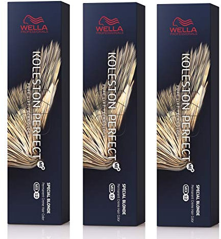 3er Wella Koleston Perfect ME+ 12/1 Special Blond Asch 60 ml