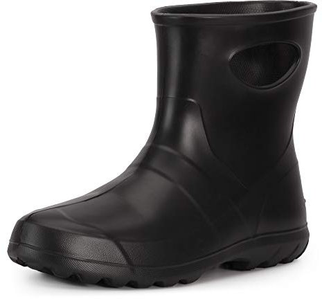 Ladeheid Damen federleichte Eva Gummistiefel LA-752 (Schwarz (Ohne Unteranzug), 39 EU)