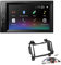 Pioneer DMH-A240BT 2-DIN Autoradio Bluetooth USB passend für Hyundai H-1 Cargo und Travel 2008-2015 Rubbertouch schwarz