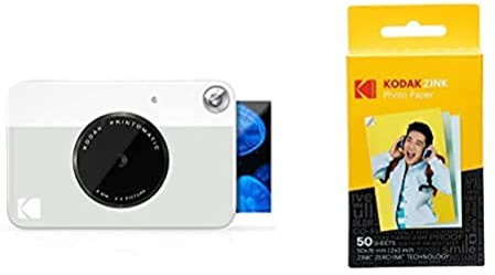 Kodak PRINTOMATIC Sofortbildkamera (grau) Papierpaket