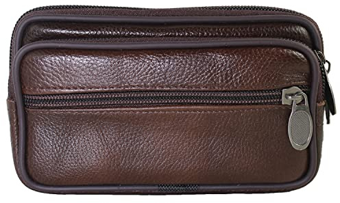 Sotala Hüfttasche Gürtelbörse Gürteltasche Bauchtasche Portemonnaie Geldbörse Echt Leder in Schwarz oder Braun