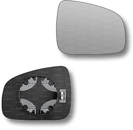 Less4spares Replacement Wing Mirror Glass Right Compatible with Dacia Logan MCV 2013-2021 CLIP-ON Driver Off side Heated Convex