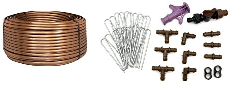 Tropfrohr Starter-Set 50 Meter XFS 33mm Tropfabstand ; 2,3l/h Tropfbewässerung Bewässerungsschlauch