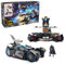 Batman, Set di Gioco Batmobile trasformabile, Set di Gioco di Batman 2 in 1 con Personaggio Batman e deltaplano, luci e Suoni, Giocattoli per Bambini e Bambine dai 4 Anni in su