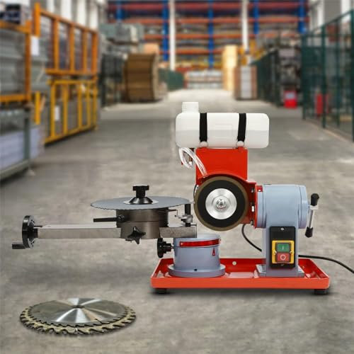 JINTAOMA KreissäGeblatt-SchäRfmaschine, Elektrischer KreissäGeblatt-SchäRfer, 2850 Pm MotorsäGeblatt-Schleifwerkzeug, SäGeblatt-SchäRfmaschine, Zum SchäRfen Von Hartmetall-SäGebläTtern,550W