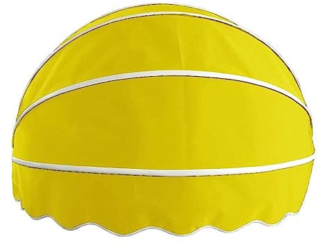 Villa Französische Markise, Gebogene Fensterdekorationsmarkise, trapezförmige Markise, teleskopisch zusammenklappbare halbkugelförmige Türüberdachung, Regen-Sonnenschutz-Außenmarkise