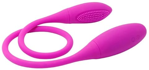 ZWFUN Doppelkopfvibrator mit 7 Vibrationsmodi G Punkt und Klitoris Stimulation Sex Toyset für Damen Vibro Ei Liebeskugeln mit Vibrationen Mini Vibrator Sex Spielzeug für die Frau Paare