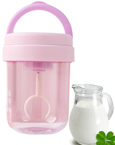 Gobelet mélangeur automatique de 250 ml – Shaker pour mélanger les protéines | Mélangeur électrique de protéines | Mélangeur de protéines avec mélangeur automatique pour poudre de protéines, 8,5 x