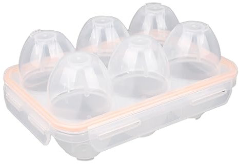 LABRIMP Eierablage Aus Pp Und Silikonmaterial Eieraufbewahrungsbehälter Für Outdoor- Praktischer Eierhalter Für Eierteller Für Küche Und Reisen