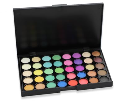 40 Colours Eyeshadow Palette, Eye Shadow Makeup Pallet, Colourful Eyeshadow Palette, Matte Shimmer Eye Shadow Palettes for Women, Long Lasting Waterproof Eyeshadow Palette