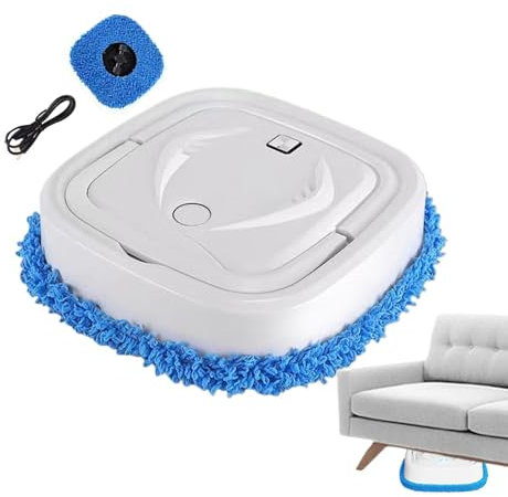 Robot para trapear, trapeador automático para pisos,Robot de barrido eléctrico recargable | Trapeador inteligente con función de humidificación, robot aspirador multiusos para suelos de madera y baldo