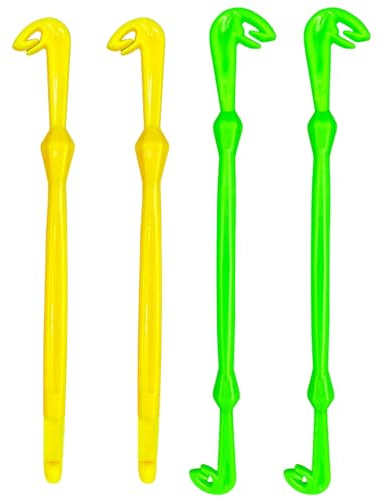 Reoyloep 4 pezzi Tie Fast nodo legatura strumento portatile facile gancio loop tyer slamatore strumento di pesca a mosca accessorio