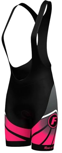 FDX Women's Cycling Bib Shorts 3D Gel Padded Lightweight Biking Bibs | Ride longer in lightweight cycling bib shorts with 3D gel padding, breathable fabric and a secure fit for lasting comfort