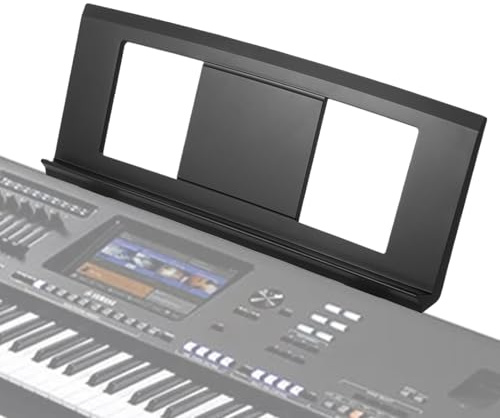 SVCEQZE Soporte Para Teclado Musical,Atril Ajustable Para Teclado Electrónico | Panel Reforzado, Base Antideslizante Estable, Accesorios Para Instrumentos Musicales De Práctica En Casa Y Estudio