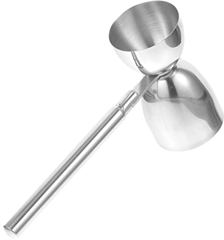 Gatuida Double Sided Stainless Steel Bar Jigger Precision Cocktail Measuring Cup with Wide Mouth And Drip Edge Bartender Tool for Professional Use