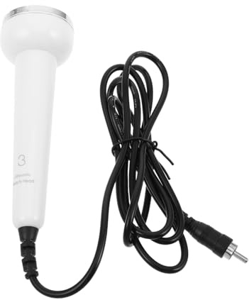 NOLITOY Sonda Ultrasónica Para Dispositivo De Masaje Facial 1 Unidad Cabezal Térmico Compacto Blanco Cuidado Piel Limpieza Profunda y Ojos En Casa