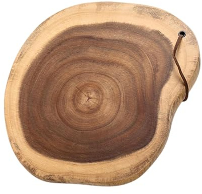 Gcljlmy Planche à découper en bois pour la préparation des aliments pour la maison, créative, économise de l'espace sur le plan de travail, décoration de cuisine, planche à découper