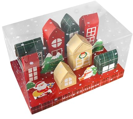 Calendario De Adviento Vacío Para Rellenar - 2025 Calendario De Cuenta Atrás Navideño Decoraciones,Cajas De Detalles Para Fiestas Navideñas | Aperitivos Manualidades Regalos Decoradores Reuniones