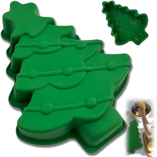 Large Christmas Tree Silicone Mould, Silicone Christmas Tree Cake Mould, Silicone Christmas Cake Moulds, Large Christmas Tree Moulds Silicone, Xmas Tree Silicone Moulds (1pc)