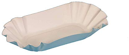 1000 Bio Frischfaser Pappschalen 10,5x19x3,5cm Imbissschalen Currywurstschalen Pommesschalen Snackschalen Imbissverpackungen, umweltfreundlich und lebensmittelecht aus reiner Papierfaser ohne Recyclingmaterial