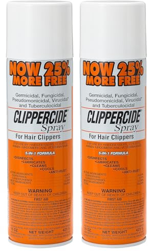 Clippercide SPRAY FOR HAIR Clippers 5-in-1 Formula 25% MORE / . by Clippercide, 15. OZ, 425G