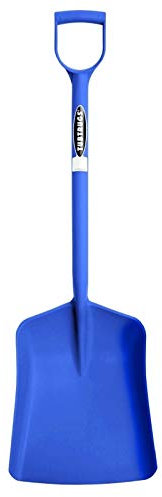 Gorilla Shovel Blue Small Multi-Purpose Durable Plastic Lightweight Spade for Garden Home Stable or Builder Small Snow Shovel