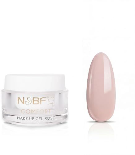 N&BF 5ml Comfort Line Make Up Gel Rosé | hochwertiges Profi Covergel mittelviskos | Camouflage Gel für die Modellage von Gelnägeln | Professionelles Nagelgel Made in Germany