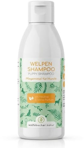 Welpen-Shampoo Sensitiv – pH-neutrales Hundeshampoo ohne Parfüm – Sanfte Pflege bei Juckreiz & Schuppen – 100% pflanzlich für Langhaar & Kurzhaar 100ml
