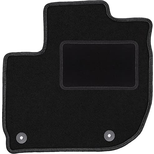 Wielganizator Automatte – Passend für Honda Jazz IV Schrägheck 2015- – Velours – Autozubehör - Praktische Fußmatte Auto – 1-teilig - schwarz