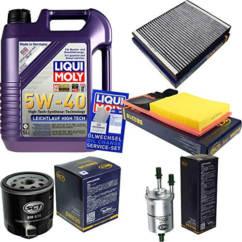 QR-Parts Set 85463523 3864 ST 6108 SB 2218 SAK 123 SM 836 5L Leichtlauf High Tech 5W-40 + SCT-Germany Filterpaket 11235390