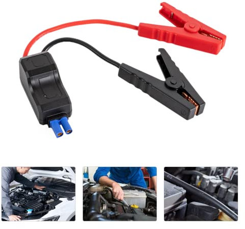 Arubaitai Cavi Avviamento Batteria Auto - 1 Pezzo Cavi per Batteria Auto, Morsetto di Ricambio per 12 V Portable Car Jump Starter